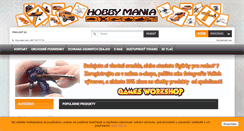 Desktop Screenshot of hobbymania.sk